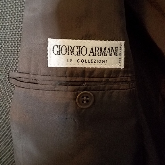 Georgio Armani Le Collezioni 100% Pure Wool Blazer - Picture 6 of 8